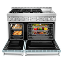 Cuisinière commerciale intelligente au gaz KitchenAid® avec plaque chauffante, 48 po KFGC558JMB