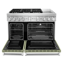 Cuisinière commerciale intelligente bicombustible KitchenAid® avec plaque chauffante, 48 po KFDC558JAV