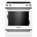 Cuisinière électrique coulissante à convection, 5 éléments, tiroir de cuisson, 30 po KitchenAid® YKSEB900EWH