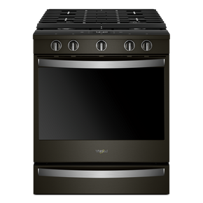 Whirlpool® Cuisinière coulissante électrique intelligente 6.4 pi cu, avec friture à air une fois connectée. WEG750H0HV