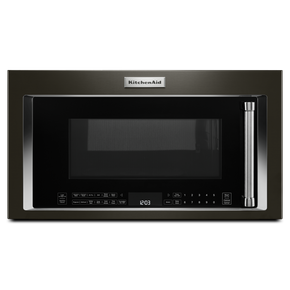 Four à micro-ondes à convection et hotte intégrée KitchenAid® avec mode de friture à air YKMHC319LBS