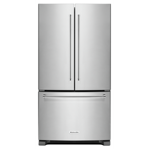 Réfrigérateur à portes françaises à profondeur de comptoir - 20 pi cu - 36 po KitchenAid® KRFC300ESS