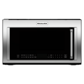 Four à micro-ondes à convection et hotte intégrée  avec mode de friture à air KitchenAid® YKMHC319LPS