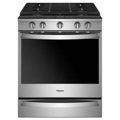 Whirlpool® Cuisinière au gaz intelligente à commandes frontales avec grilles en fonte à charnière EZ-2-LiftTM - 5.8 pi cu WEG750H0HZ