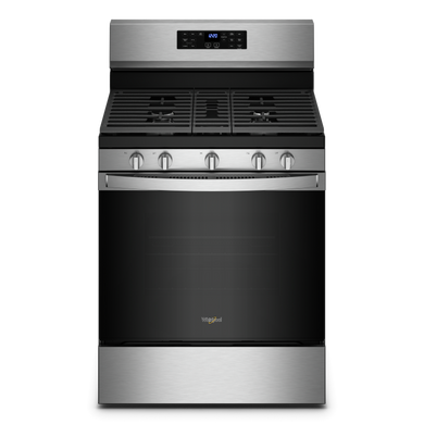 Cuisinière au gaz 5 en 1 avec four à friture à l’air - 5 pi cu Whirlpool® WFG550S0LZ