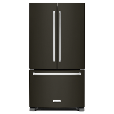 Réfrigérateur à portes françaises à profondeur de comptoir avec fini printshieldtm - 20 pi cu - 36 po KitchenAid® KRFC300EBS
