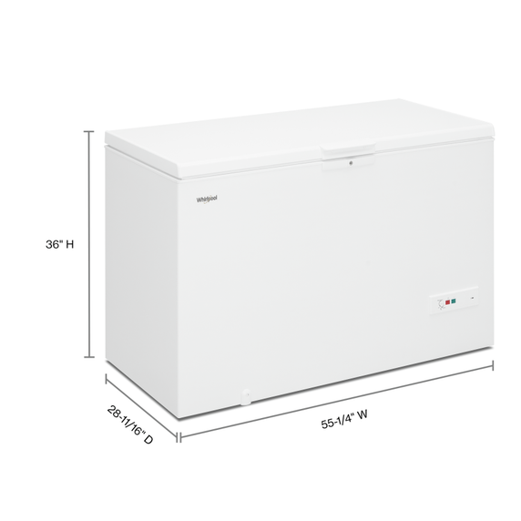 Congélateur horizontal avec tablette - 16 pi cu Whirlpool® WZC5216LW