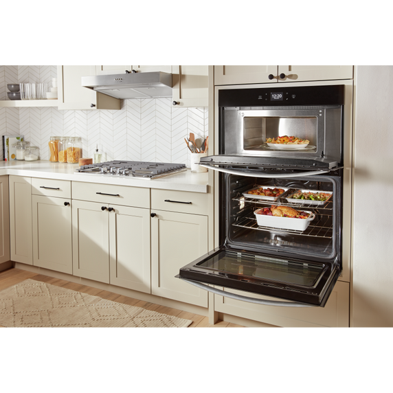 Four mural combiné avec friture à air si connecté - 6.4 pi cu total Whirlpool® WOEC5030LZ