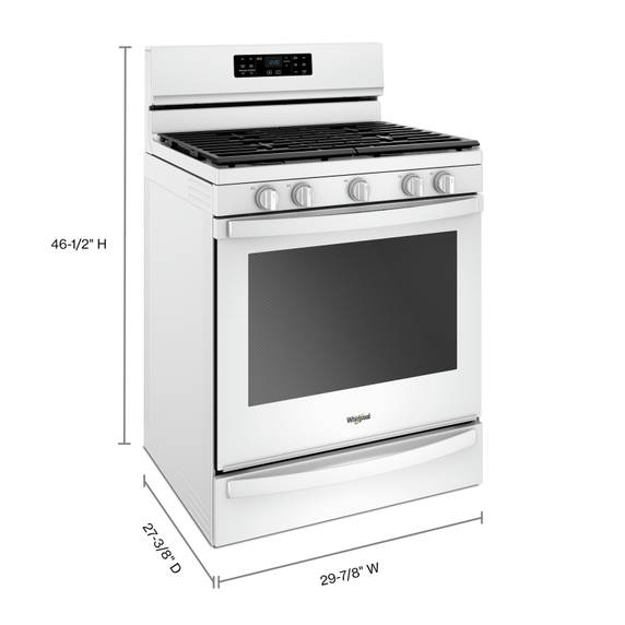 Cuisinière au gaz non encastrée avec technologie frozen baketm - 5.8 pi cu Whirlpool® WFG775H0HW