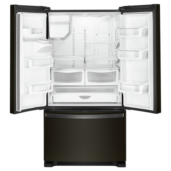 Réfrigérateur à portes françaises en acier inoxydable résistant aux traces de doigts - 36 po - 25 pi cu Whirlpool® WRF555SDHV