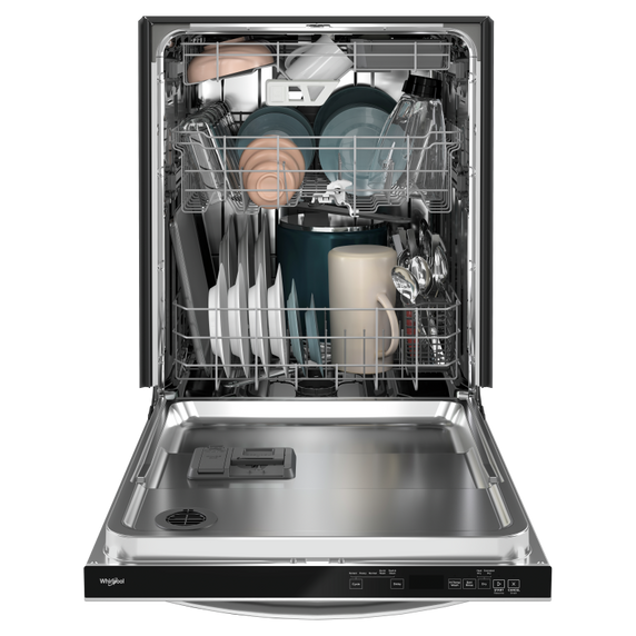 Lave-vaisselle résistant aux traces de doigts à grande capacité avec 3e panier Whirlpool® WDT970SAKZ