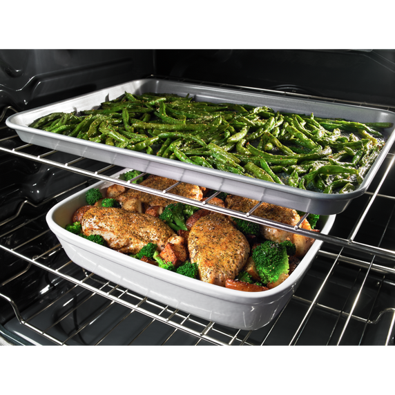 Whirlpool® Cuisinière coulissante électrique intelligente 6.4 pi cu, avec friture à air une fois connectée YWEE750H0HZ