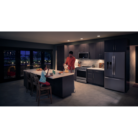 Whirlpool® Cuisinière coulissante électrique intelligente 6.4 pi cu, avec friture à air une fois connectée YWEE750H0HZ