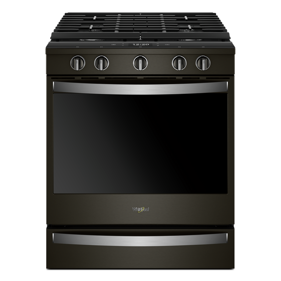 Whirlpool® Cuisinière coulissante électrique intelligente 6.4 pi cu, avec friture à air une fois connectée. WEG750H0HV