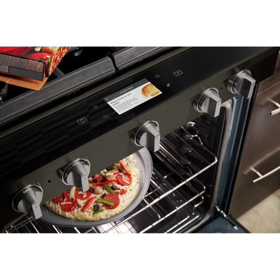 Whirlpool® Cuisinière coulissante électrique intelligente 6.4 pi cu, avec friture à air une fois connectée. WEG750H0HV