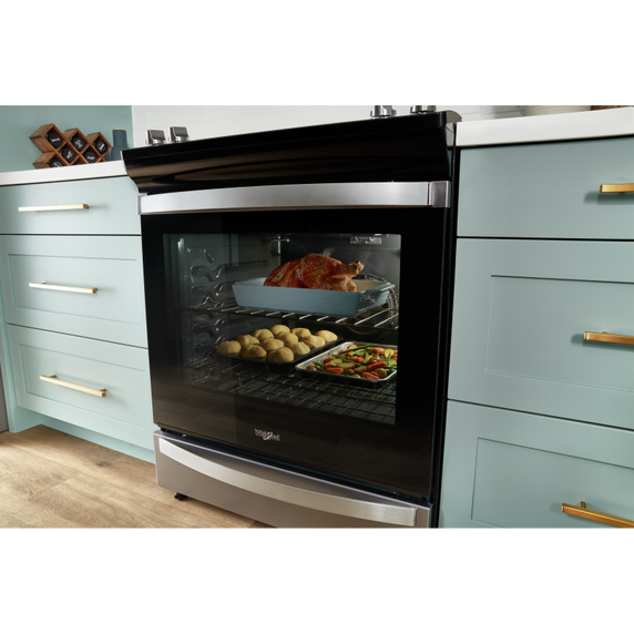 Cuisinière au gaz Whirlpool® 7 en 1 avec four à friture à l’air - 5.8 pi cu WEG745H0LZ