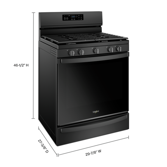 Cuisinière au gaz non encastrée avec technologie frozen baketm - 5.8 pi cu Whirlpool® WFG775H0HB