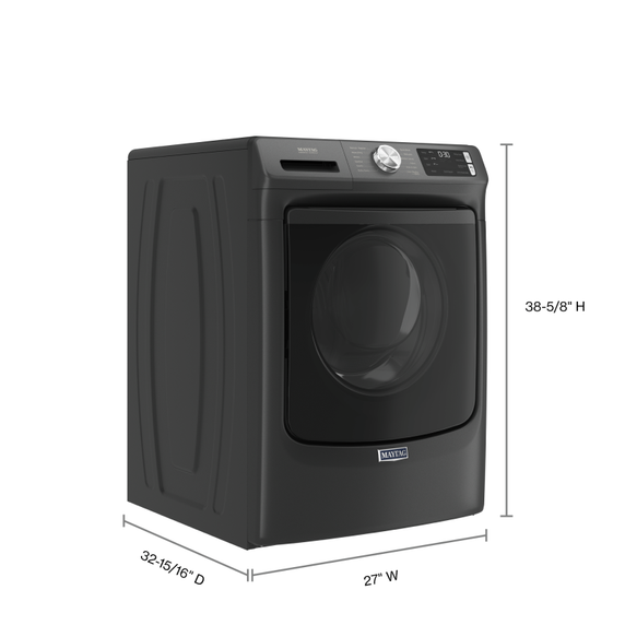 Laveuse à chargement frontal avec fonction extra power et option de rafraîchissement fresh hold® de 16 heures, - 4.8 pi cu cei Maytag® MHW6630MBK