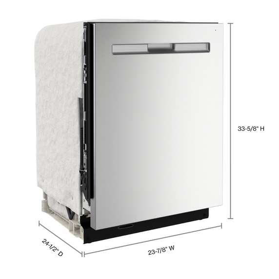 Lave-vaisselle à panier de troisième niveau et filtration à puissance double Maytag® MDB9959SKZ