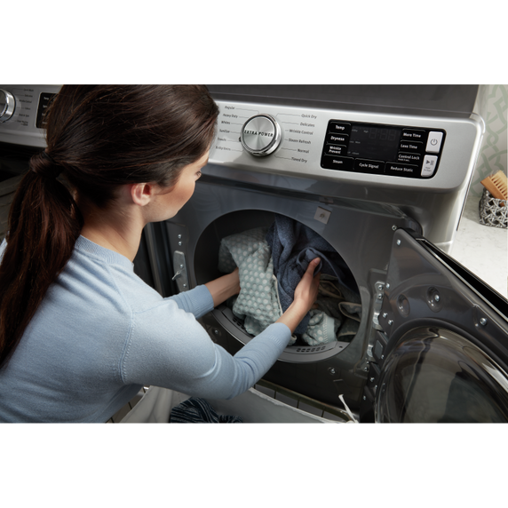 Sécheuse au gaz à chargement frontal avec fonction extra power et programme de séchage rapide - 7.3 pi cu Maytag® MGD6630HC