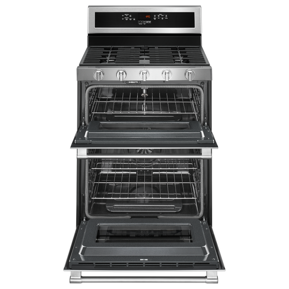 Cuisinière au gaz à four double avec convection véritable - 30 po - 6 pi cu Maytag® MGT8800FZ