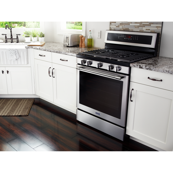 Cuisinière au gaz avec convection véritable et préchauffage rapide - 30 po - 5.8 pi cu Maytag® MGR8800FZ