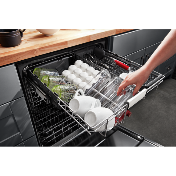 Lave-vaisselle à fini printshieldtm avec troisiéme panier freeflextm - 44 dba KitchenAid® KDFM404KBS