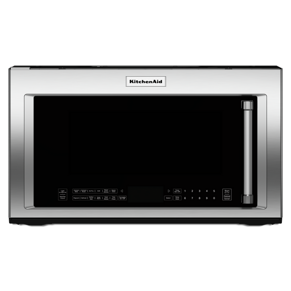 Four à micro-ondes à convection et hotte intégrée  avec mode de friture à air KitchenAid® YKMHC319LPS