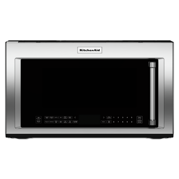 Four à micro-ondes à convection et hotte intégrée  avec mode de friture à air KitchenAid® YKMHC319LPS