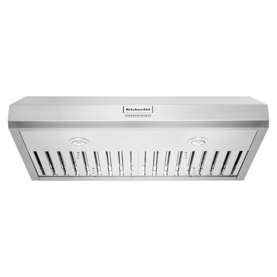 Hotte de ventilation sous l’armoire de style commercial à classe de moteur de 585 pi cu/min - 36 po KitchenAid® KVUC606KSS