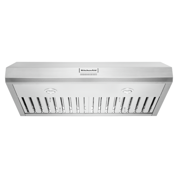 Hotte de ventilation sous l’armoire de style commercial à classe de moteur de 585 pi cu/min - 36 po KitchenAid® KVUC606KSS