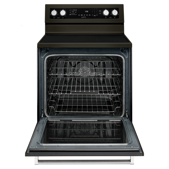 Cuisinière au electrique à convection avec 5 éléments - 30 po KitchenAid® YKFEG500EBS