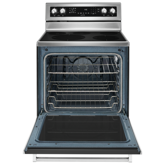 Cuisinière au electrique à convection avec 5 éléments - 30 po KitchenAid® YKFEG500ESS