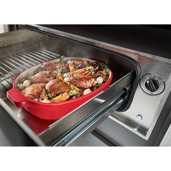 Tiroir-réchaud avec cuisson lente et fini printshield™ - 30 po KitchenAid® KOWT100EBS
