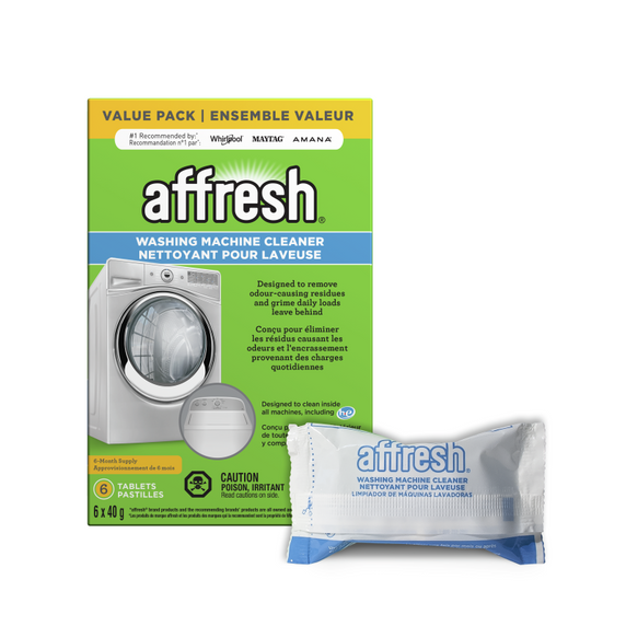 Nettoyant pour laveuse affresh® -  6 pastilles Affresh® W10501250B