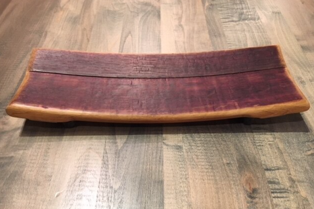 Reclaimed Wine Barrel Cheese Board Large Mod Matter Of Design