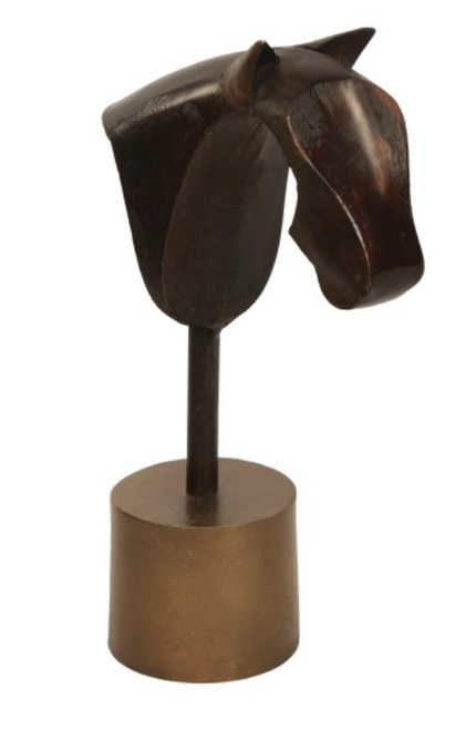 Brass Horse Statue