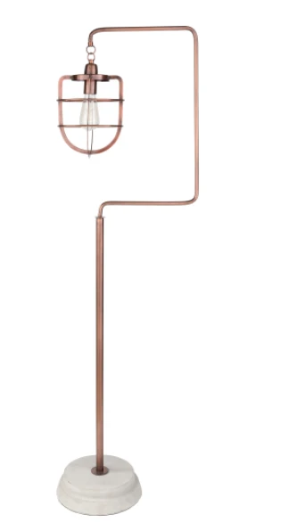 Copper Edison Floor Lamp