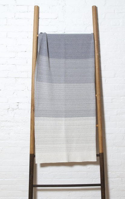 Eco Digital Ombre Throw- ALUM/SMOKE/MILK