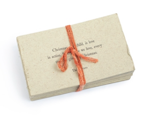 Use as a gift tag or stocking stuffer, or pair with our zinc frames to make your own ornament. Or maybe a note an elf left behind...