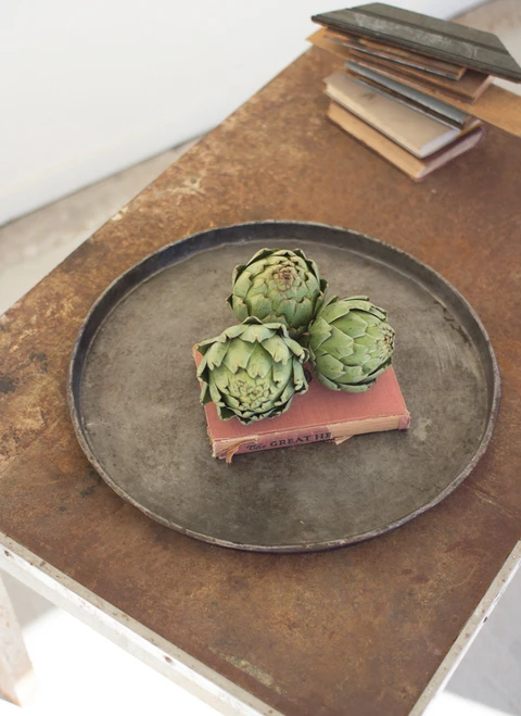 Rustic Metal Tray - 20"