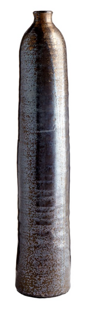 Slim Cinder Ceramic Vase- LARGE