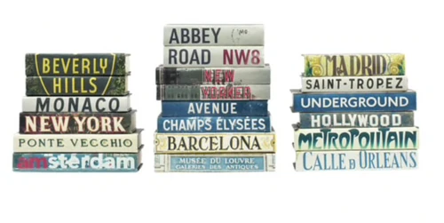 Custom City Sign Book- AMSTERDAM