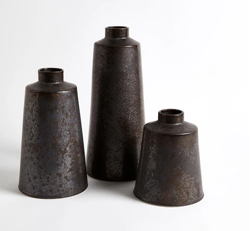 Bronze Taper Vase- LARGE