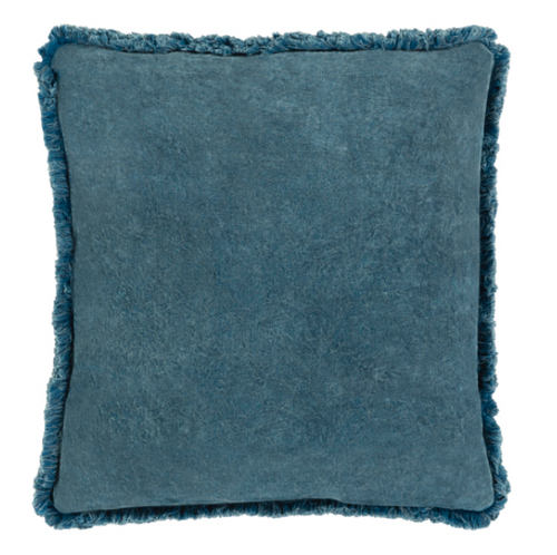 Pillow- TEAL with FRINGE