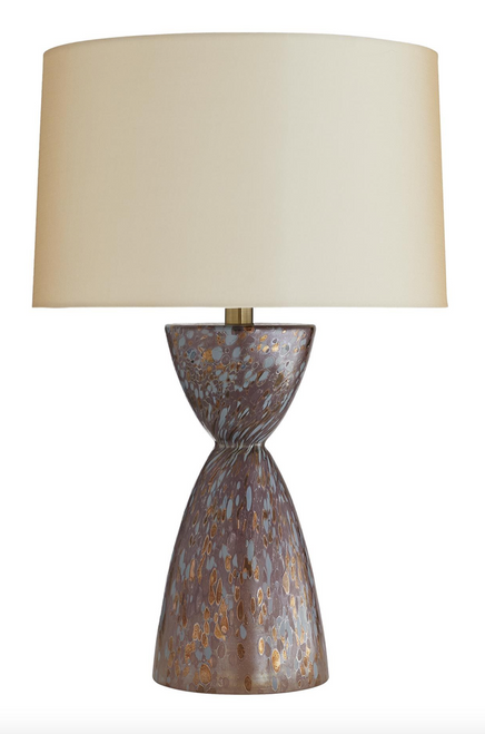 Speckled Art Glass Table Lamp
