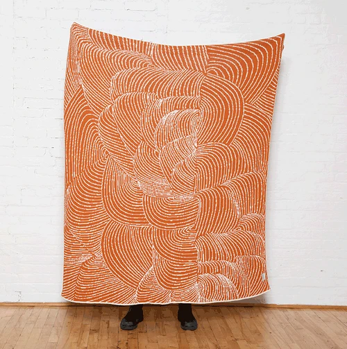 Eco Cocoon Throw- CORAL