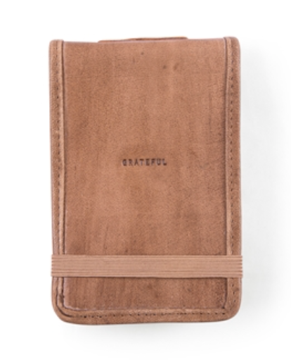 Leather Notebook - GRATEFUL