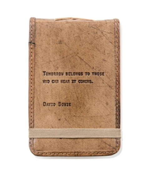 SMALL Leather Journal- DAVID BOWIE