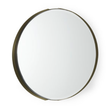Gold Round Mirror 24"